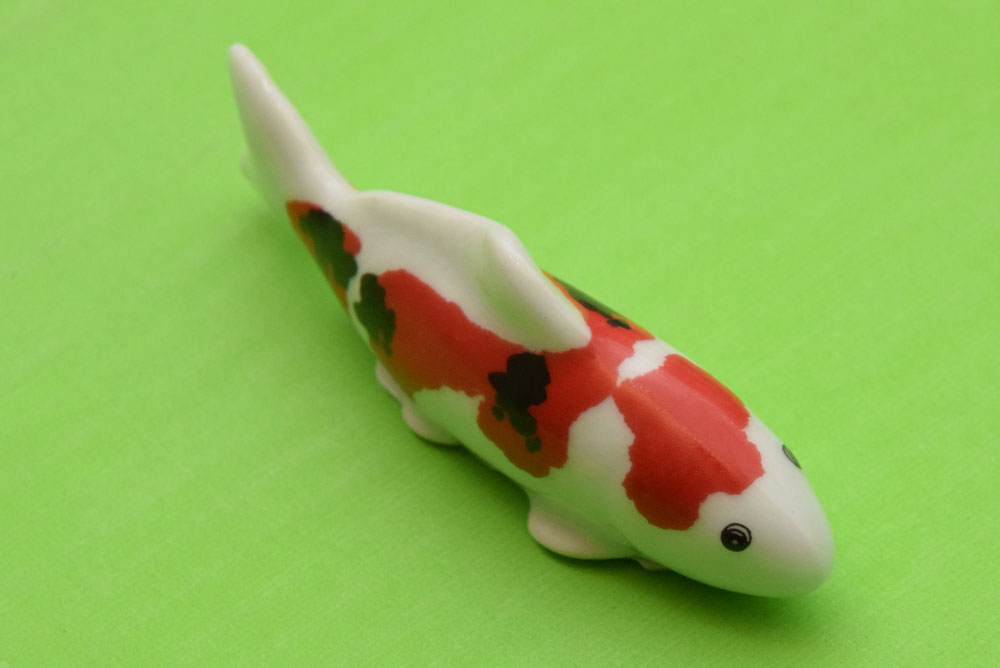 Koï en porcelaine