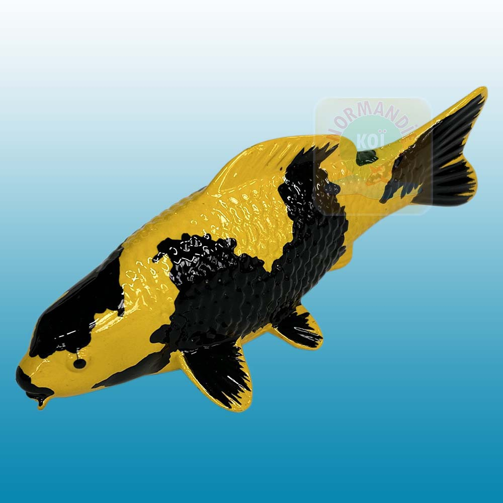 Carpe koï en résine (15 cm)