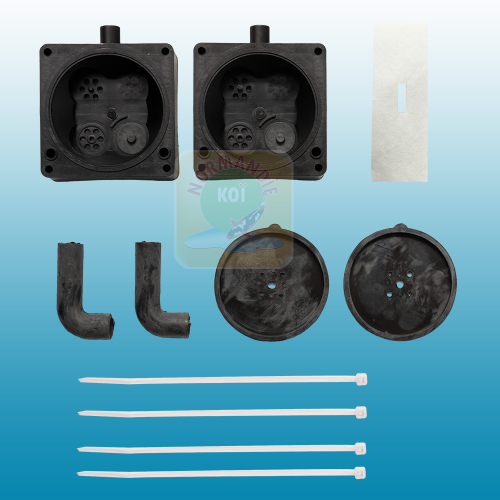 Pack membranes Air blow