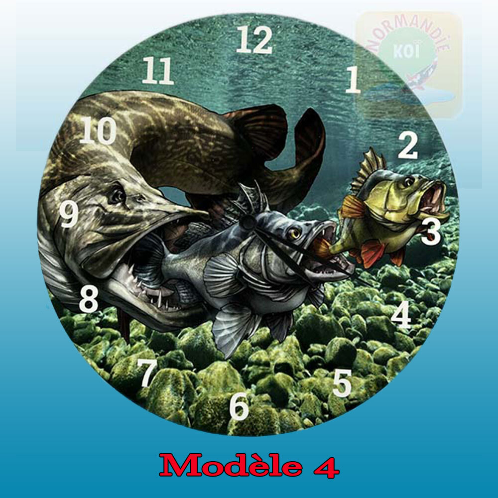 Pendule carpe koï