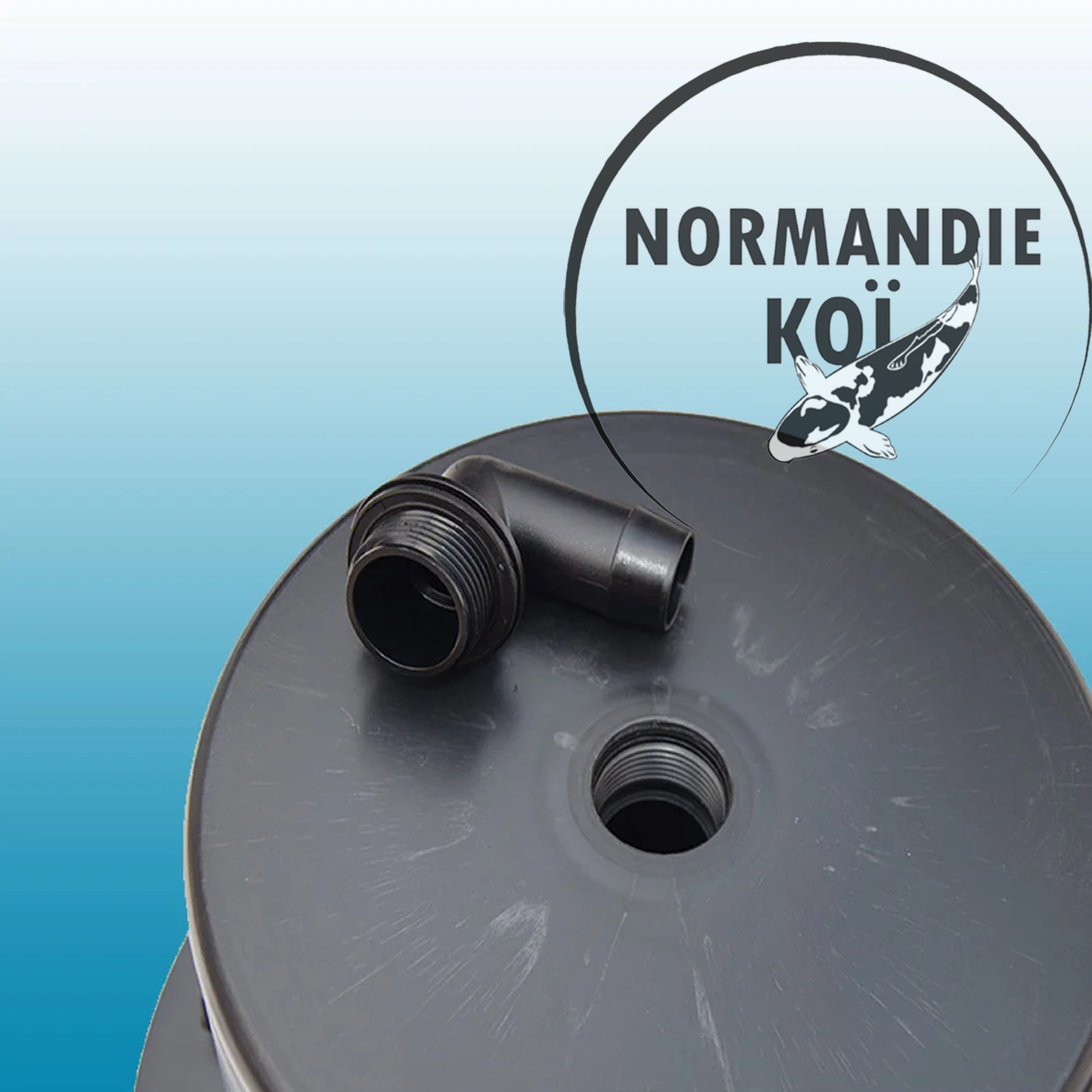 Bonde fond à air EPDM plate