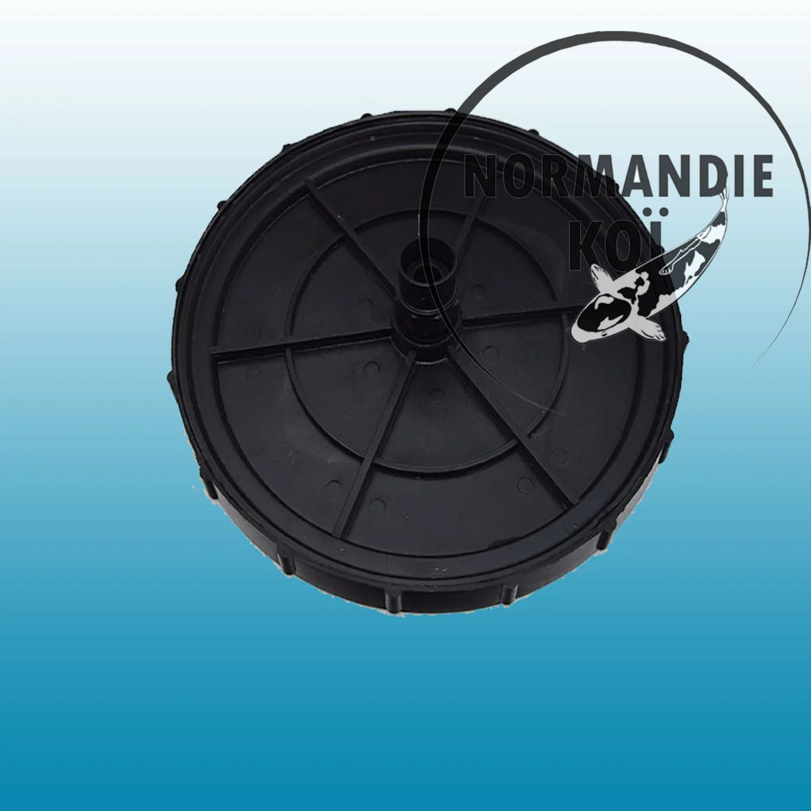 Bonde fond à air EPDM plate