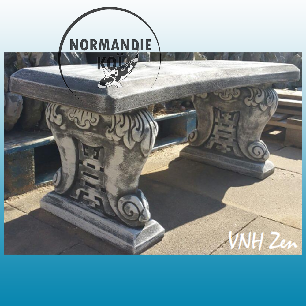 Banc - Koi couple avec fleurs de cerisier 14.1.A