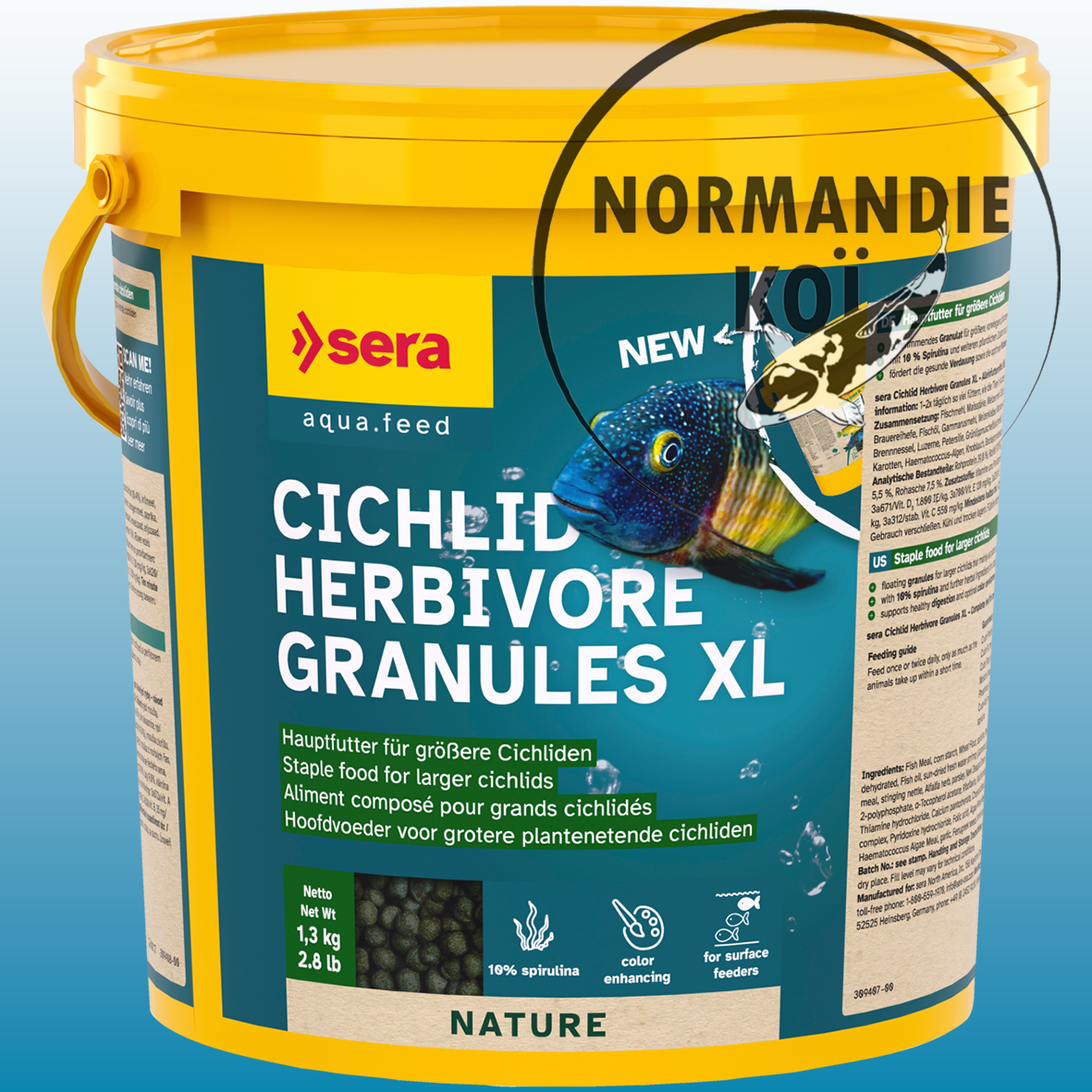 sera Cichlid Herbivore Granules XL