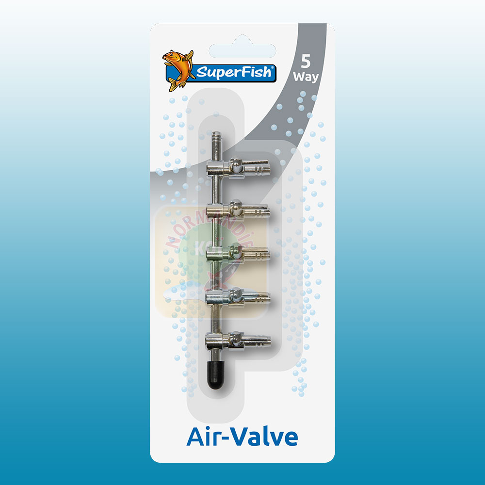 Diviseur chromé 4 mm avec vanne
