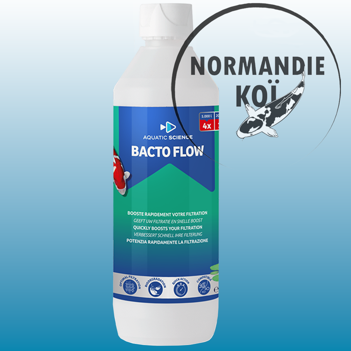 Bacto Flow – Bactéries nitrifiantes pour filtration bassin