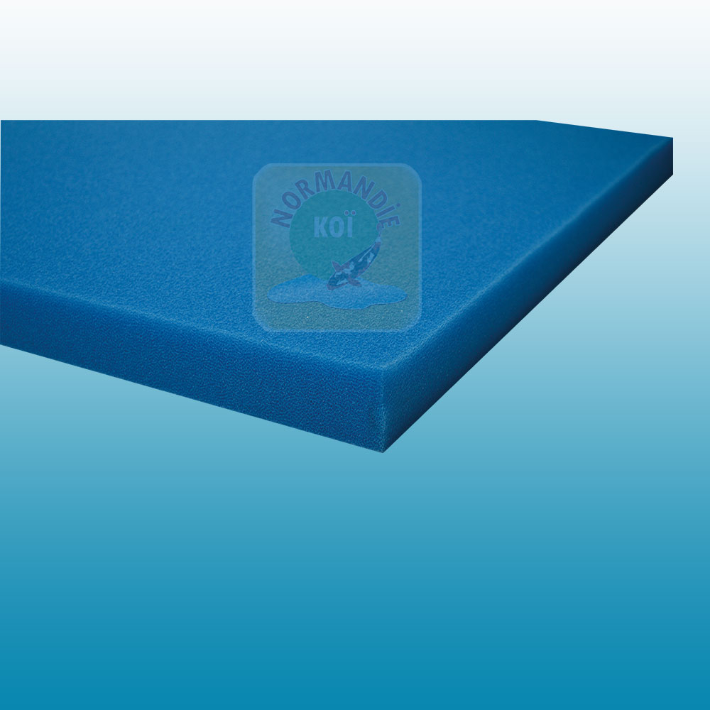 Mousse bleue 100x100 ,5cm d'épaisseur
