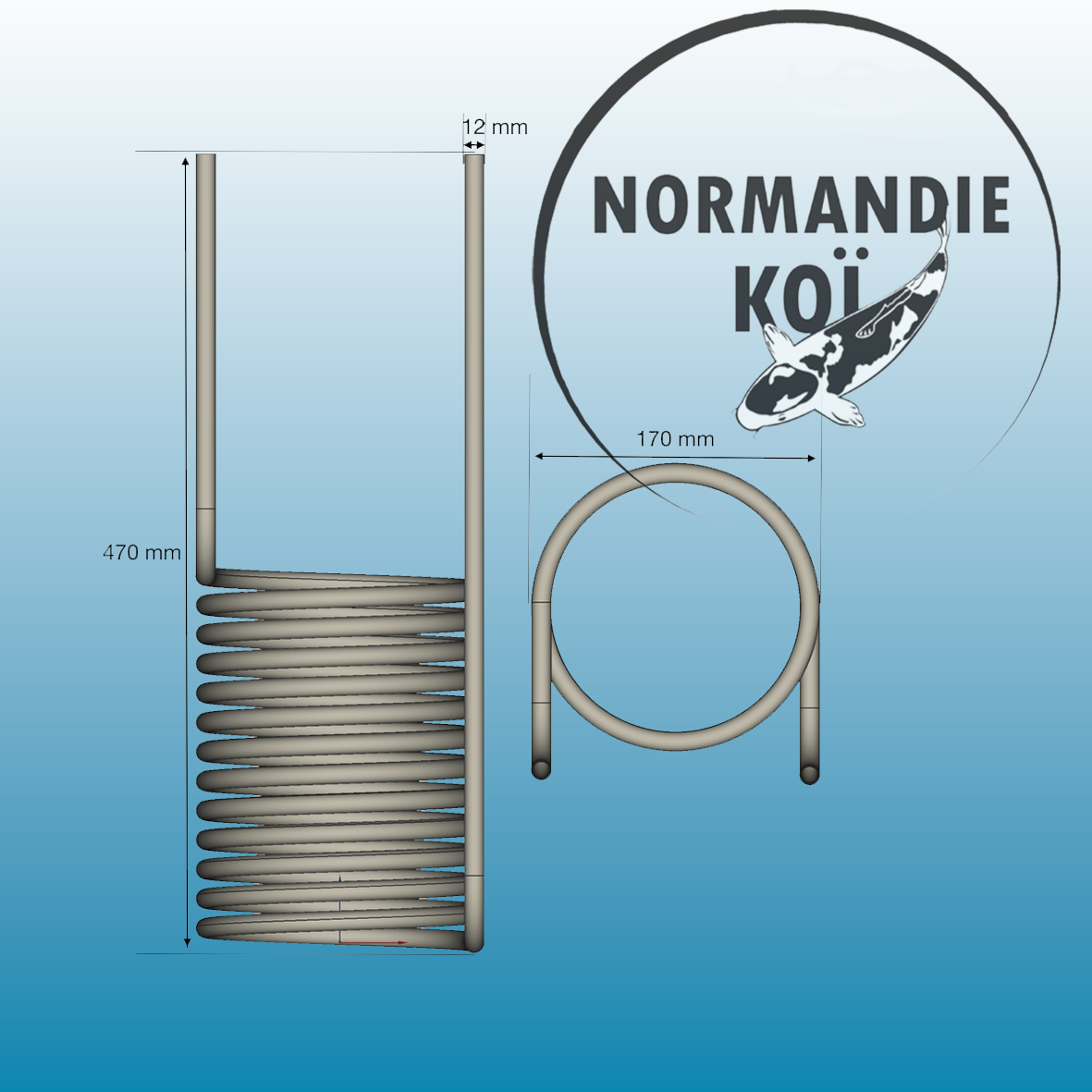 Échangeur de chaleur Air-Aqua INOX 15 et 30 kW
