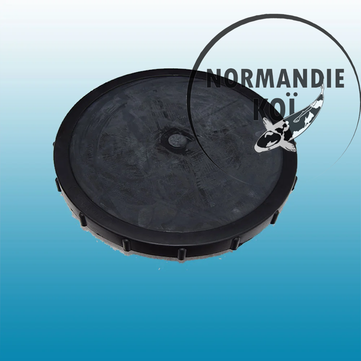 Bonde fond à air EPDM plate