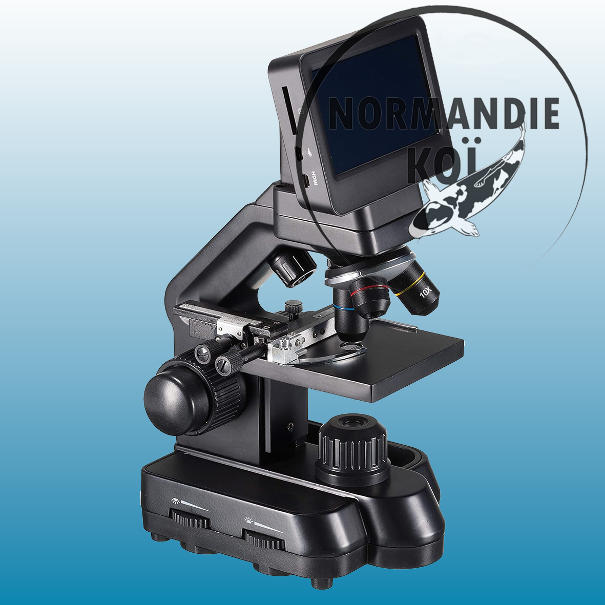 Bresser Biolux Touch 5 MP – Microscope numérique LCD avec HDMI, USB et SD