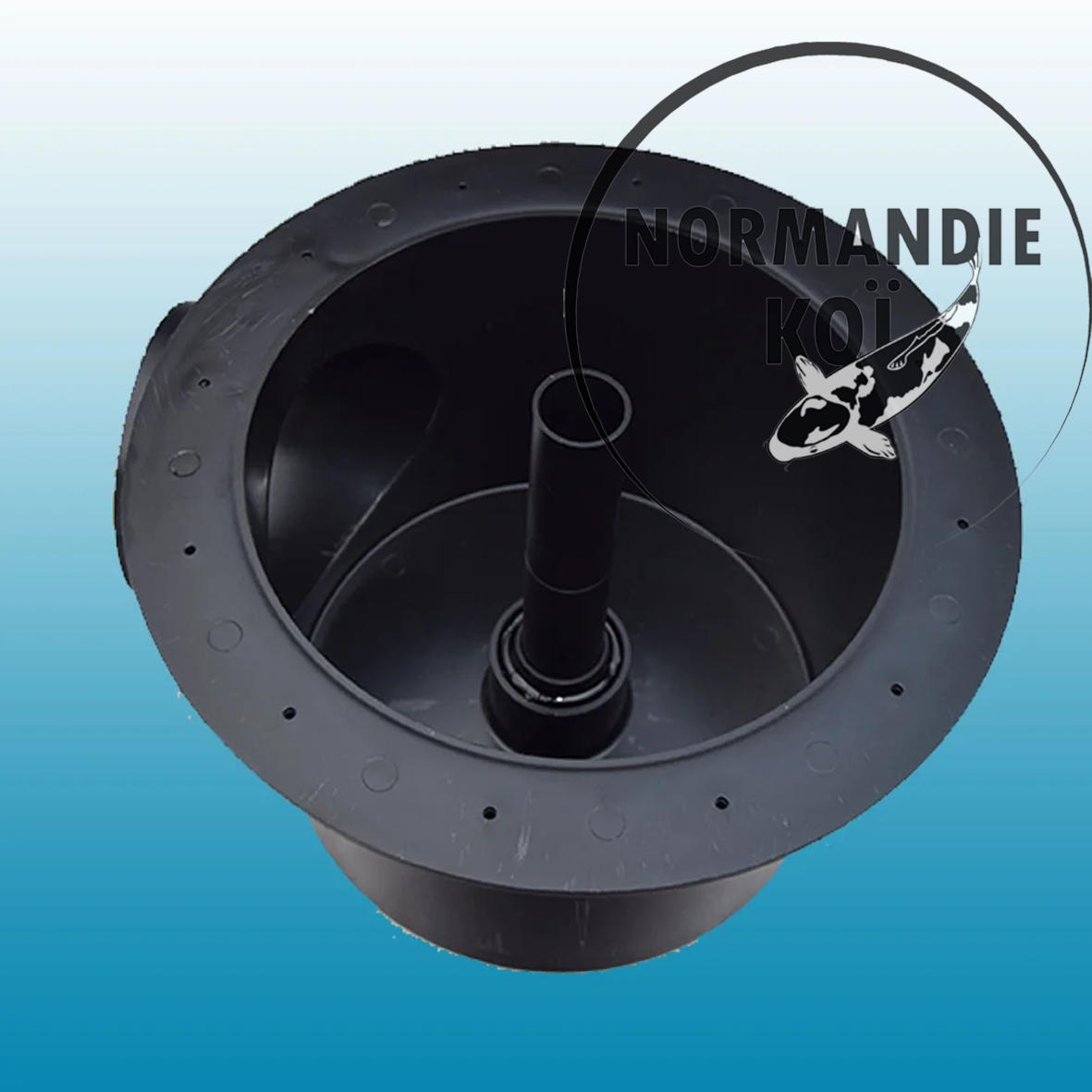 Bonde fond à air EPDM plate