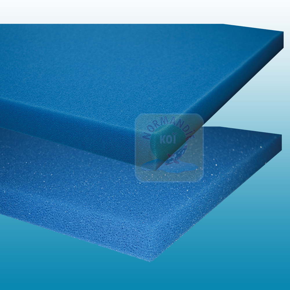 Mousse bleue 100x100 ,5cm d'épaisseur
