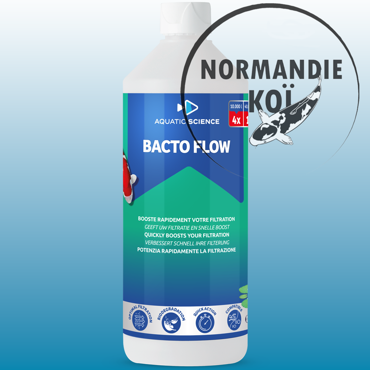 Bacto Flow – Bactéries nitrifiantes pour filtration bassin