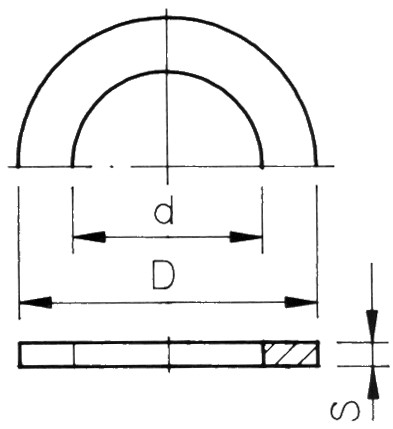 Joint d'étanchéité plat