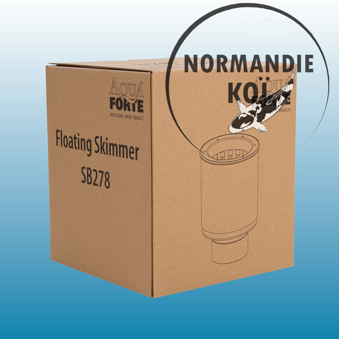 Skimmer flottant AquaForte SB278 200 mm – Ø110 mm