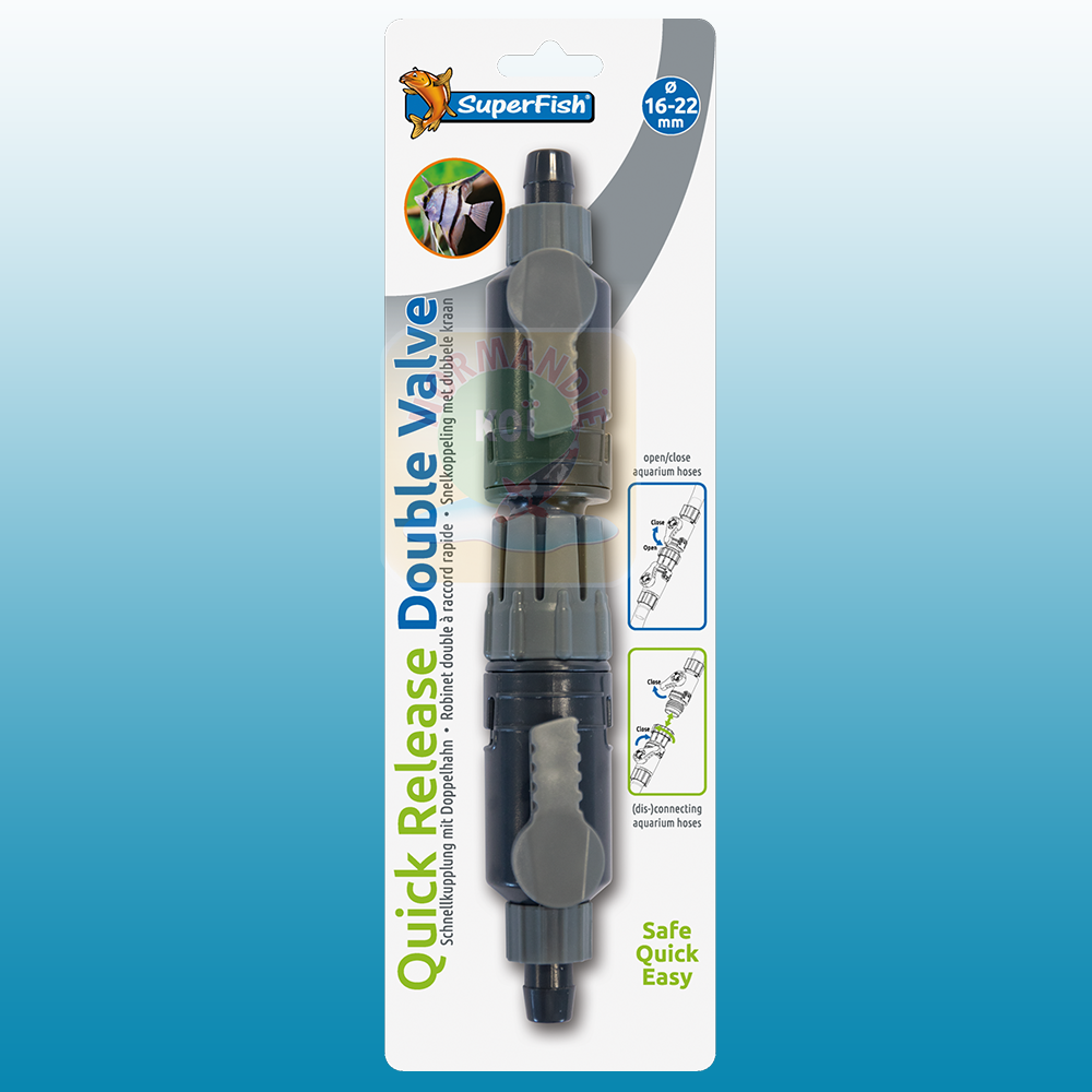 Robinet double à raccord rapide