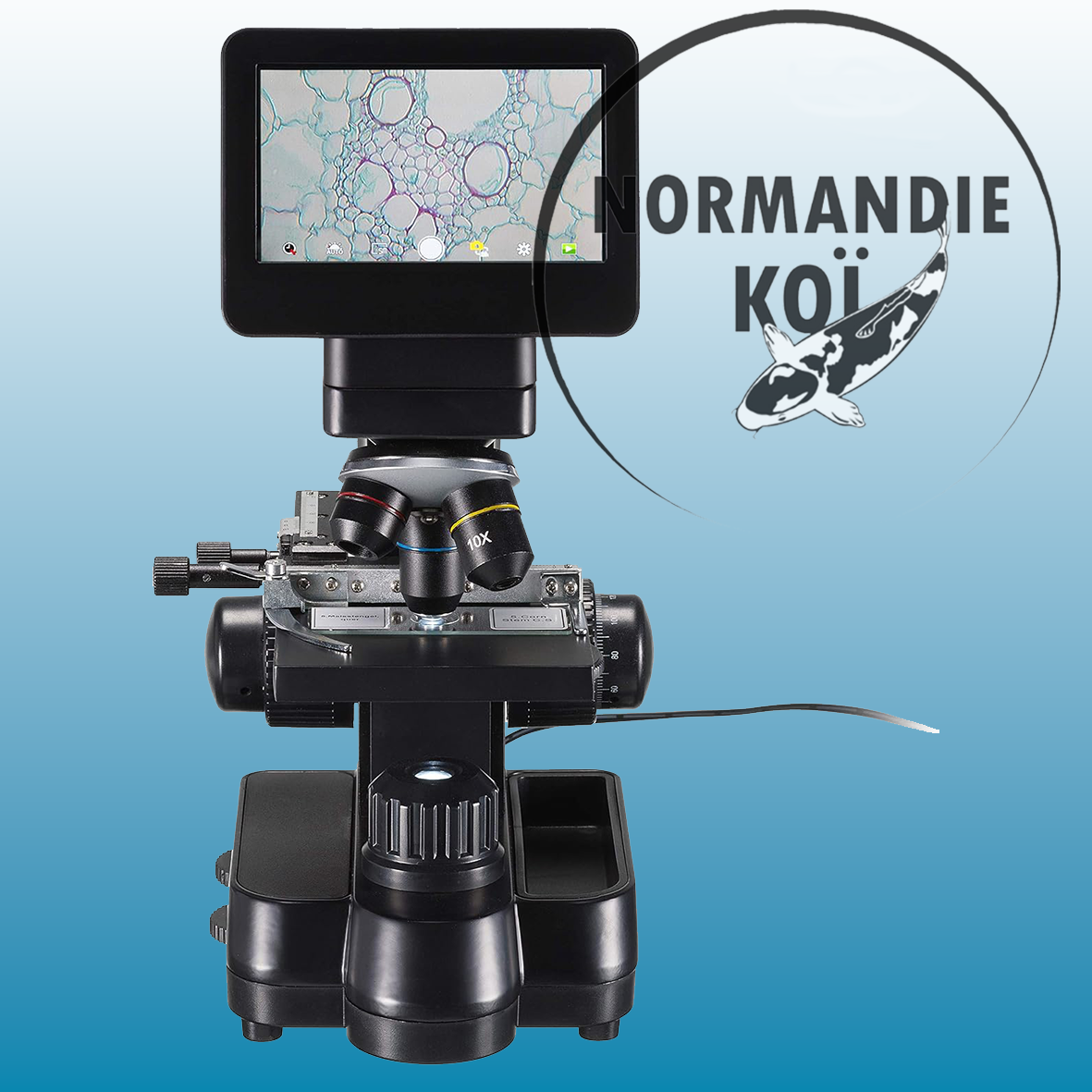 Bresser Biolux Touch 5 MP – Microscope numérique LCD avec HDMI, USB et SD