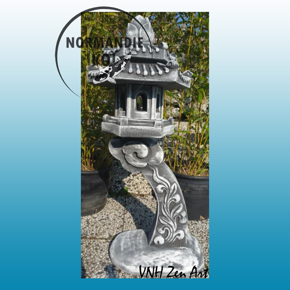 Lanterne japonaise -  Pied courbée 11.7.B