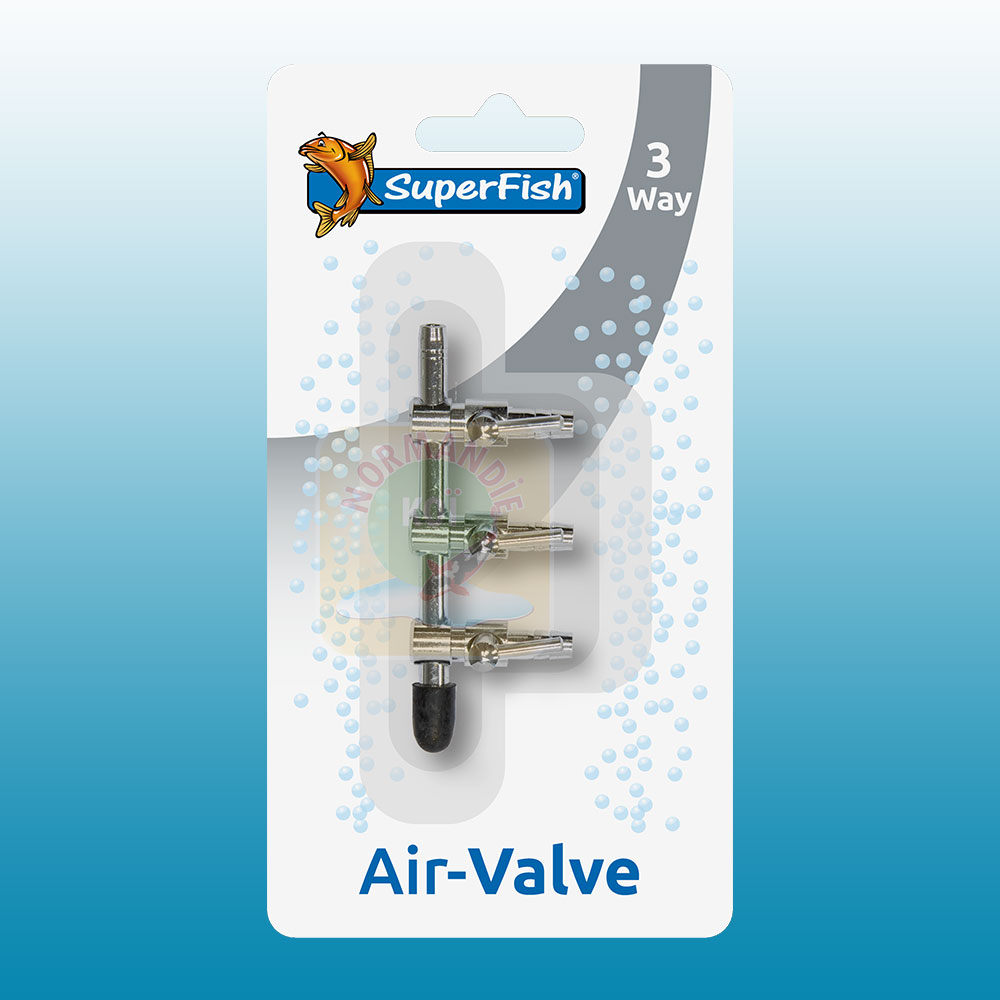 Diviseur chromé 4 mm avec vanne