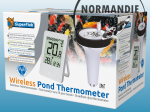 Thermomèmetre de bassin sans fil