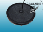 Bonde fond à air EPDM plate
