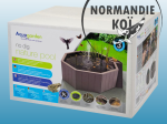 Bassin hors sol 190L avec pompe solaire et bac plantes