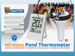 Thermomèmetre de bassin sans fil