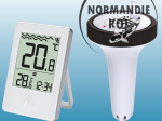 Thermomèmetre de bassin sans fil