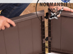 Bassin hors sol 190L avec pompe solaire et bac plantes