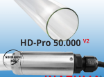 Tube en verre quartz UVC HD PRO 50 000