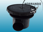 Bonde fond à air EPDM plate