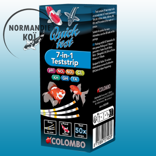 Quicktest 6 way 50 test strips pond