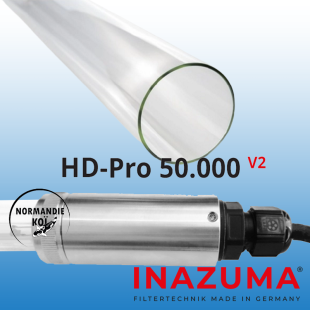 Tube en verre quartz UVC HD PRO 50 000